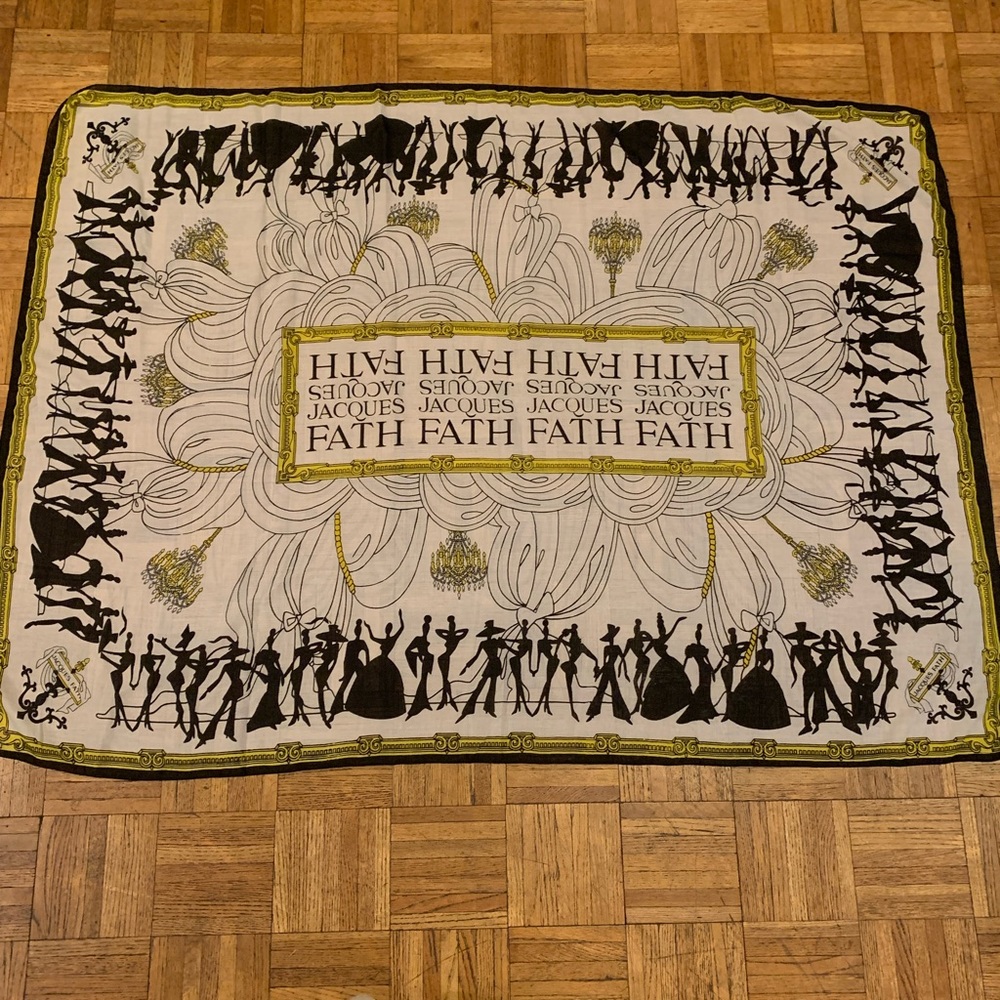 Brand New Jaccques FATH Scarf Wrap Sheet